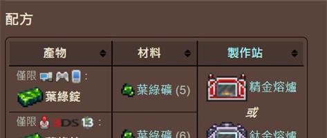 泰拉瑞亚中的叶绿巨剑——一把独特的利器（ID、属性及战斗技巧全解析）