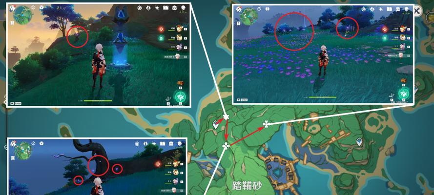 原神新版本晶蝶捕捉攻略（探索各大地域）