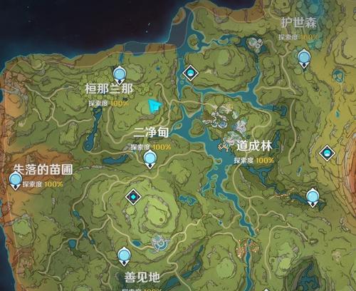 《原神须弥所有鱼类分布位置一览》（探索须弥大陆）