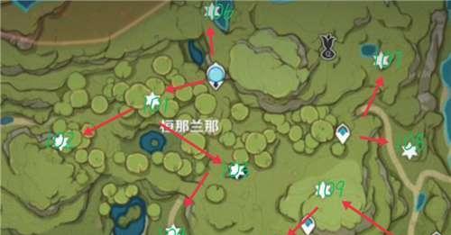 《原神须弥所有鱼类分布位置一览》（探索须弥大陆）
