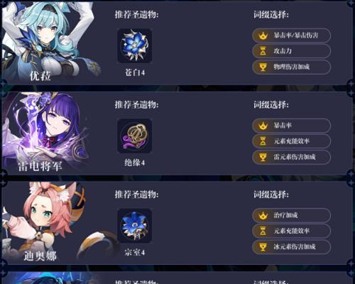 原神四萝队伍阵容如何搭配？各角色特点及常见问题解答？