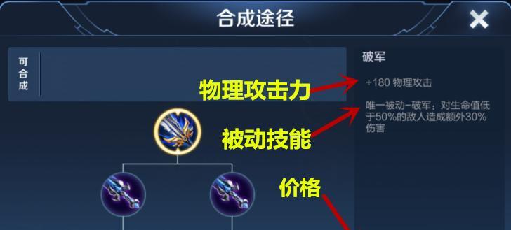 王者荣耀破军怎么合成？合成破军需要哪些材料？