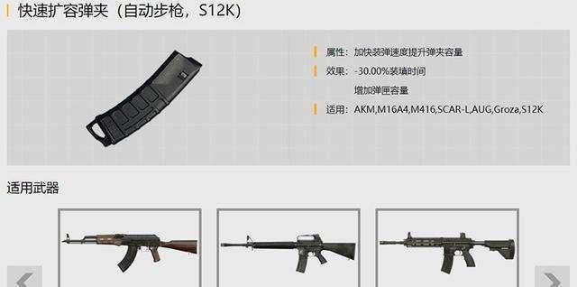 绝地求生如何使用扩容弹夹？扩容弹夹的作用是什么？