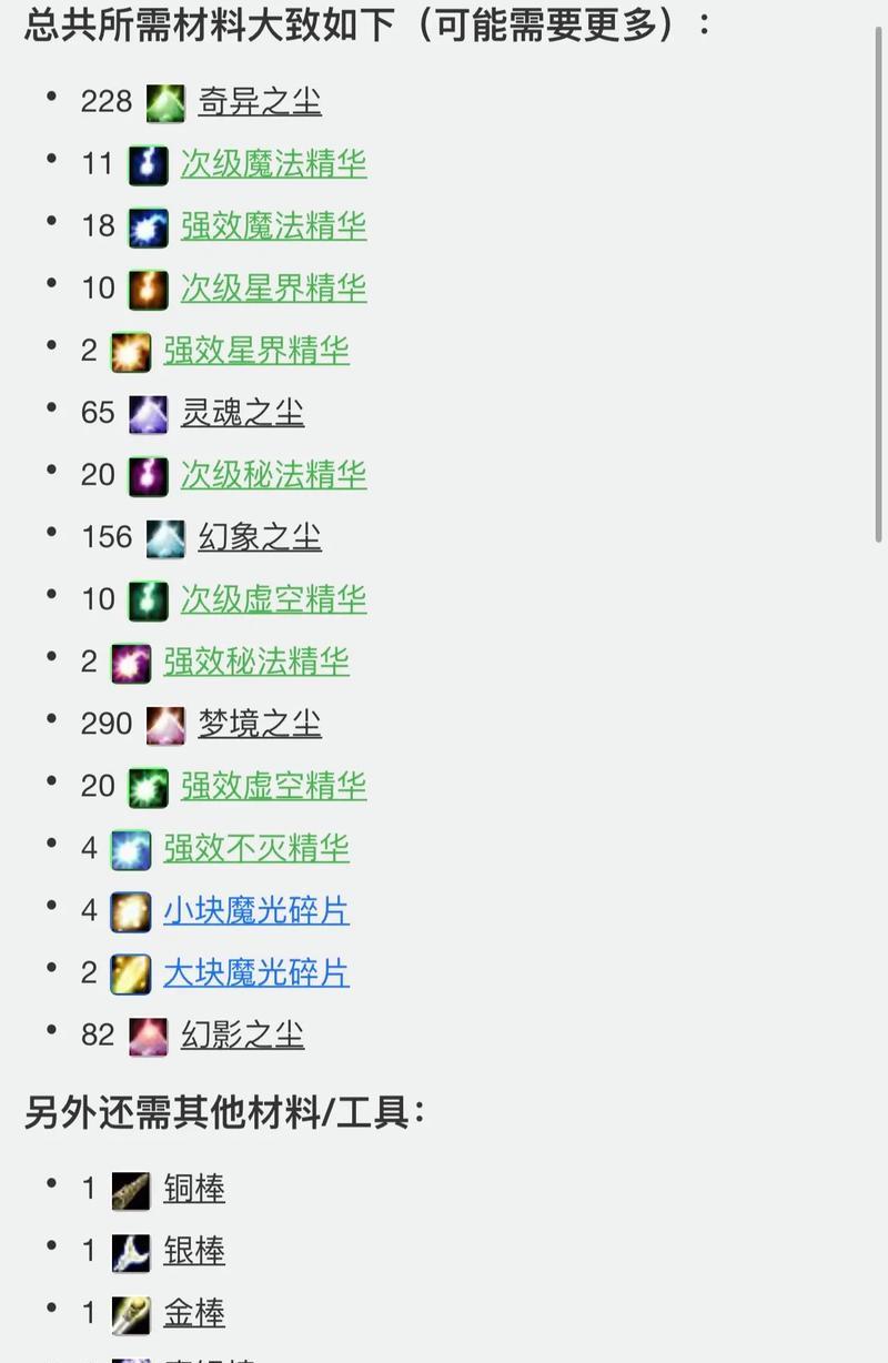 魔兽世界大牙齿附魔怎么获得？